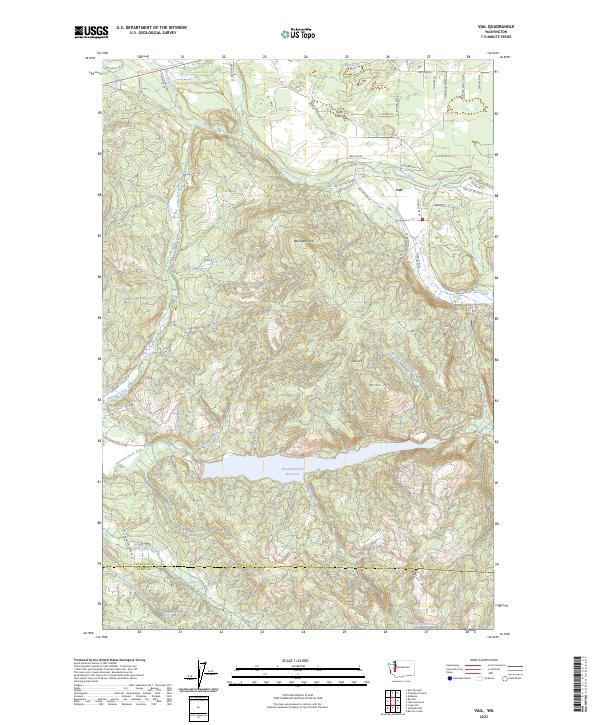 Vail, WA — USGS 7.5-minute topo (2023)