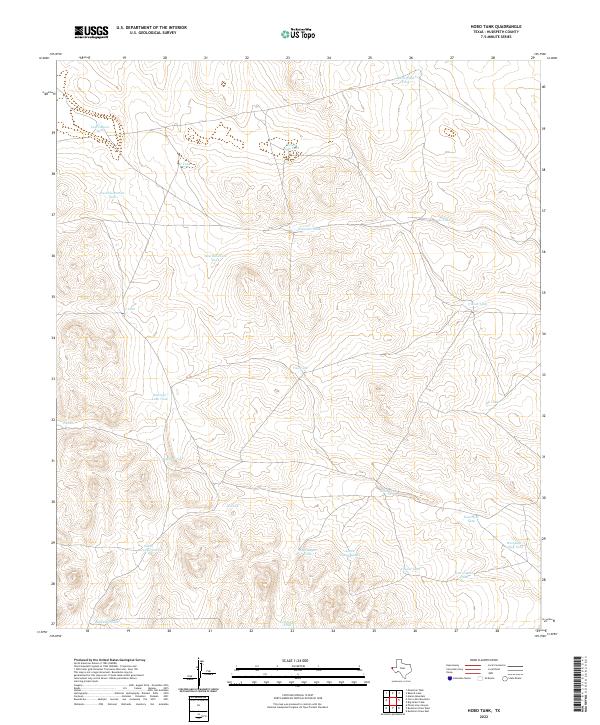 Hobo Tank, TX — USGS 7.5-minute topo (2022)