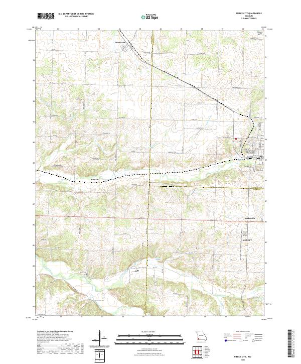 Pierce City, MO — USGS 7.5-minute topo (2021)