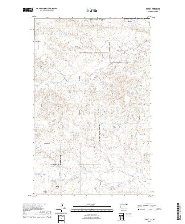 Carbert, MT-SK — USGS 7.5-minute topo (2024)