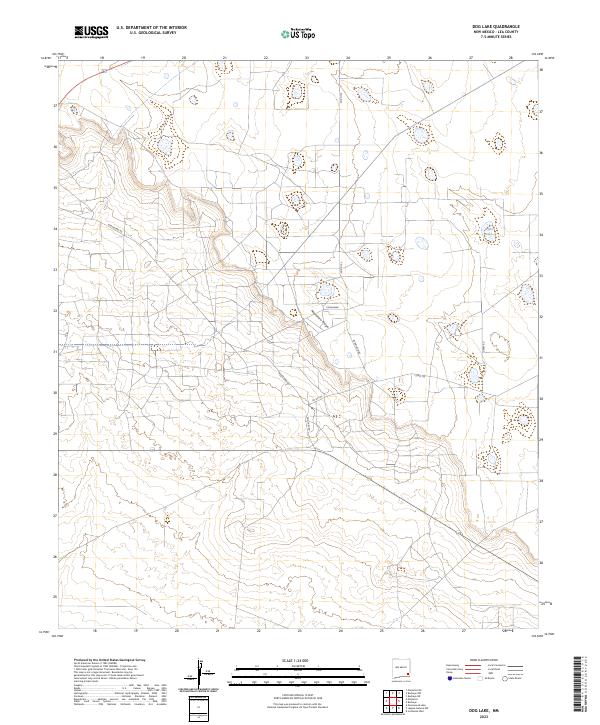 Dog Lake, NM — USGS 7.5-minute topo (2023)
