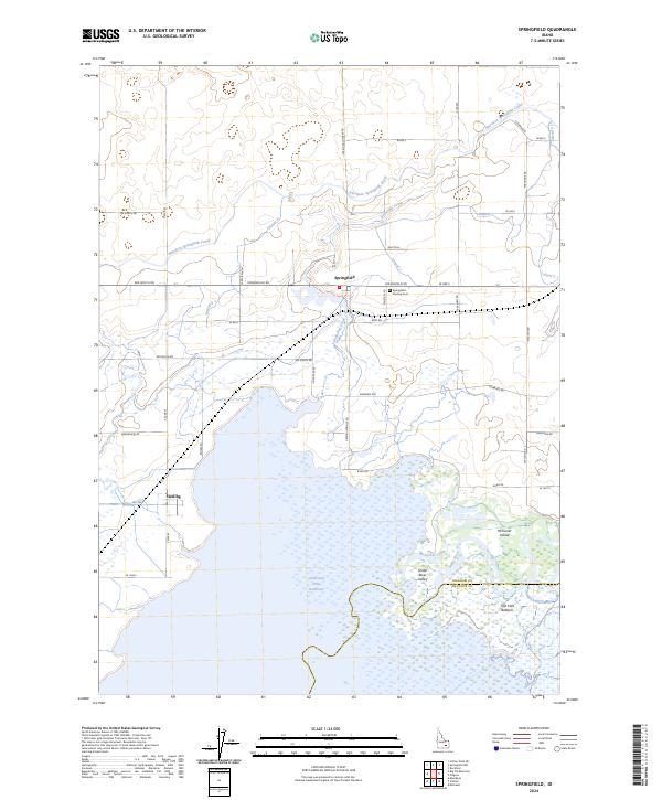 Springfield, ID — USGS 7.5-minute topo (2024)