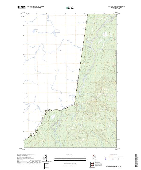 Hardwood Mountain, ME-QC — USGS 7.5-minute topo (2024)