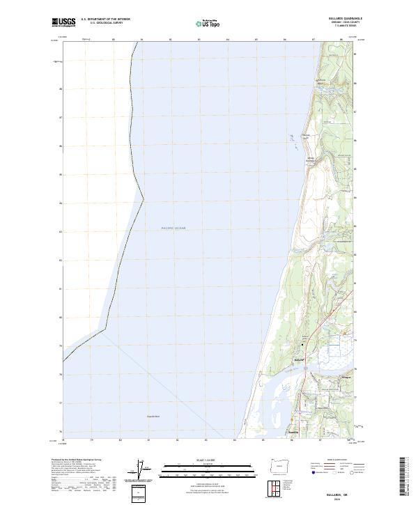 Bullards, OR — USGS 7.5-minute topo (2024)