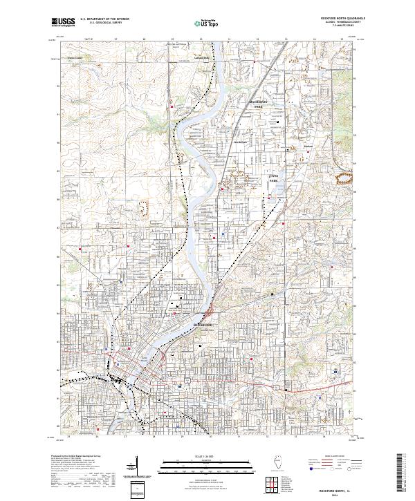 Rockford North, IL — USGS 7.5-minute topo (2024)