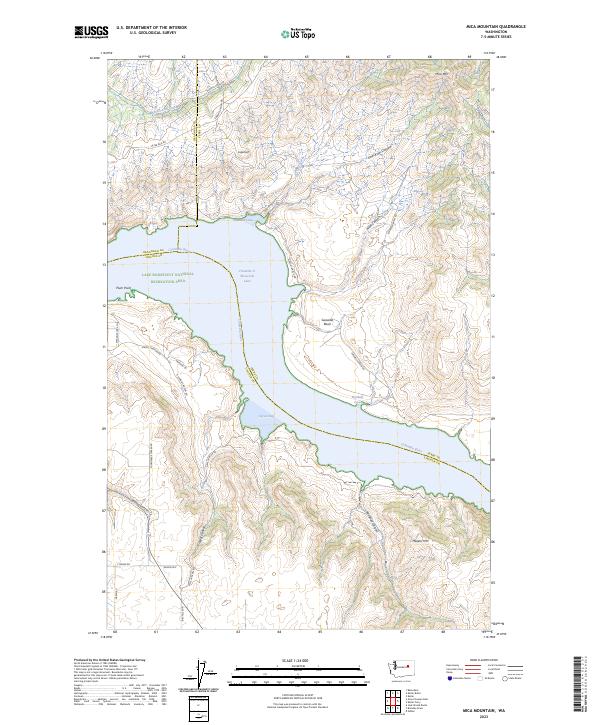Mica Mountain, WA — USGS 7.5-minute topo (2023)