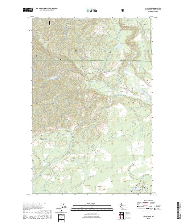 Vance Creek, WA — USGS 7.5-minute topo (2023)