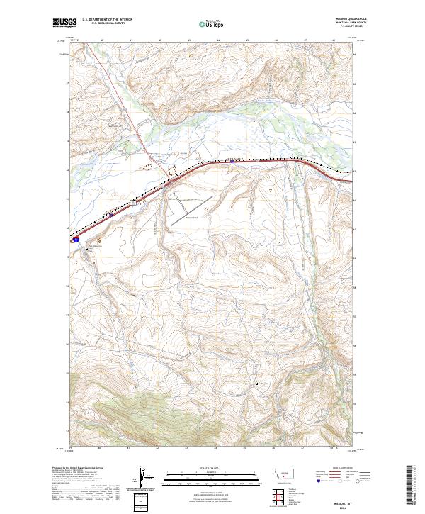 Mission, MT — USGS 7.5-minute topo (2024)