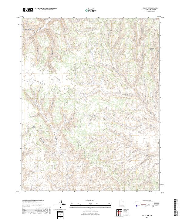 Collet Top, UT — USGS 7.5-minute topo (2023)