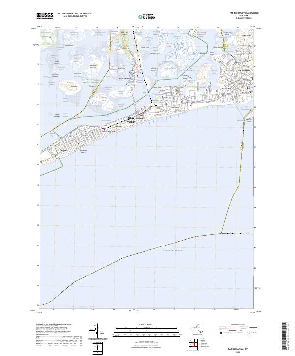 Far Rockaway, NY — USGS 7.5-minute topo (2023)