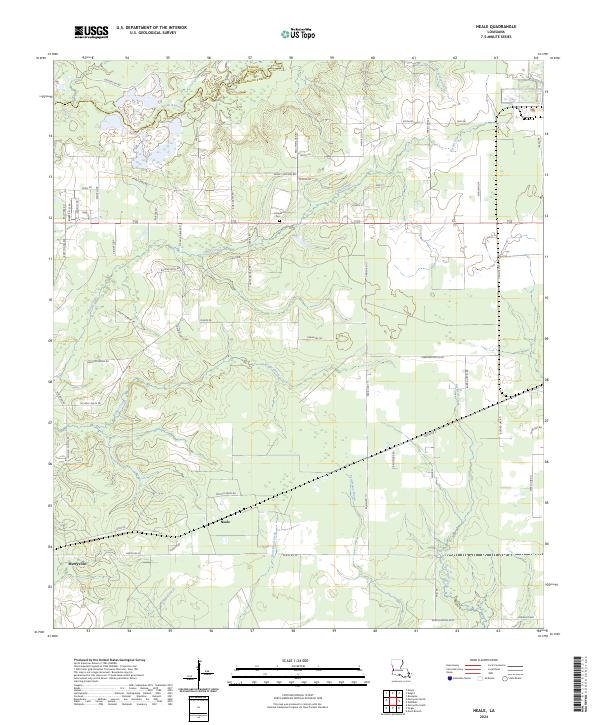 Neale, LA — USGS 7.5-minute topo (2024)
