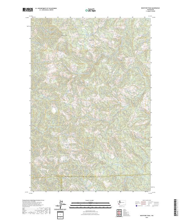 Boistfort Peak, WA — USGS 7.5-minute topo (2023)