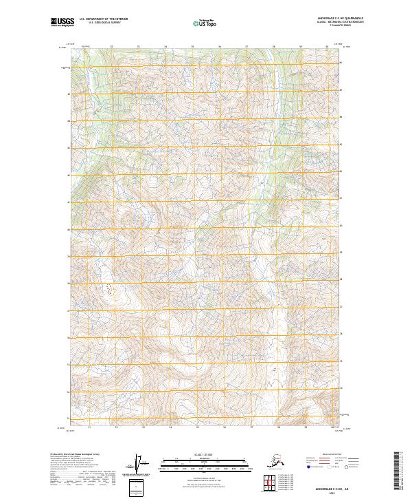 Anchorage C-3 NE, AK — USGS 7.5-minute topo (2023)