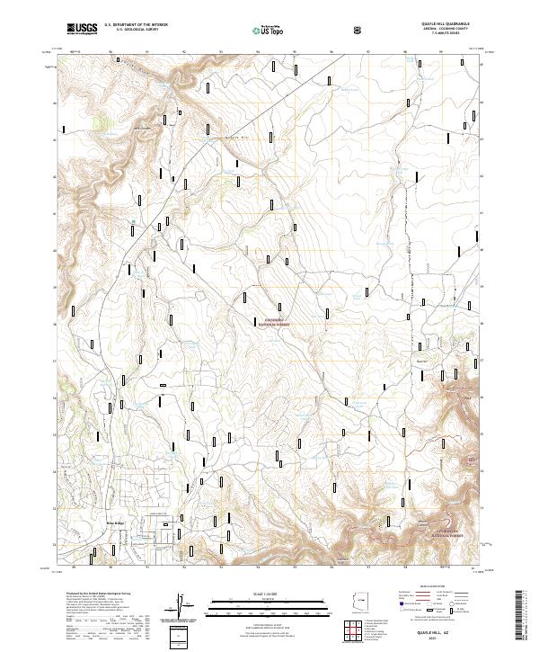 Quayle Hill, AZ — USGS 7.5-minute topo (2021)