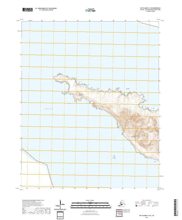 Rat Islands C-6 SE, AK — USGS 7.5-minute topo (2021)