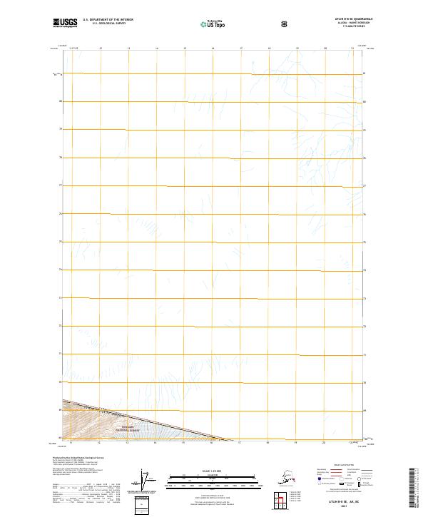 Atlin B-8 SE, AK-BC — USGS 7.5-minute topo (2021)