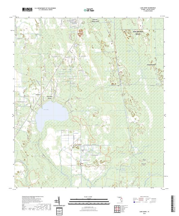 Lake Ashby, FL — USGS 7.5-minute topo (2024)