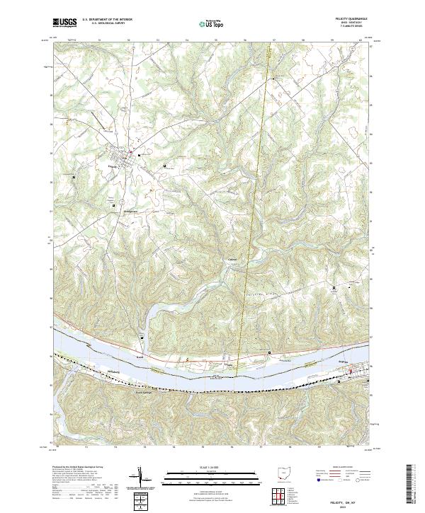 Felicity, OH-KY — USGS 7.5-minute topo (2023)