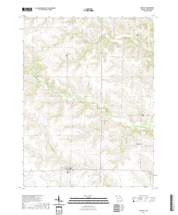 Novelty, MO — USGS 7.5-minute topo (2021)