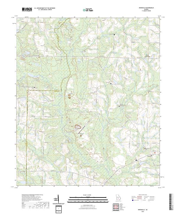 Irwinville, GA — USGS 7.5-minute topo (2024)