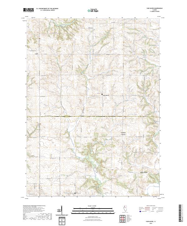 Fair Haven, IL — USGS 7.5-minute topo (2024)