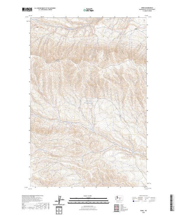 Doris, WA — USGS 7.5-minute topo (2023)