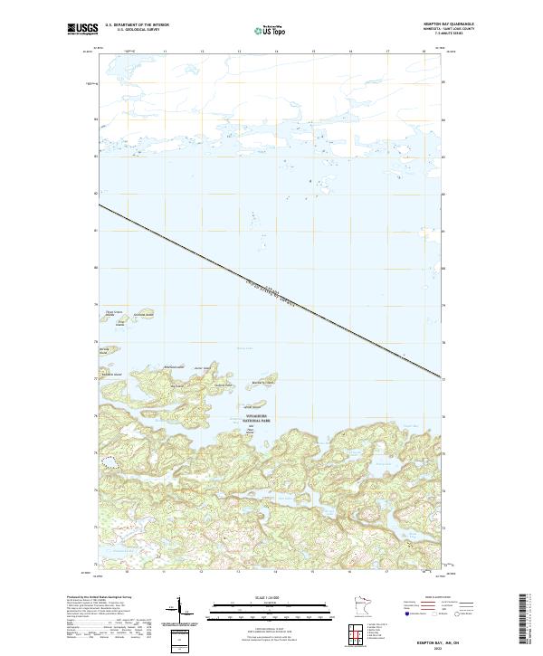 Kempton Bay, MN-ON — USGS 7.5-minute topo (2022)