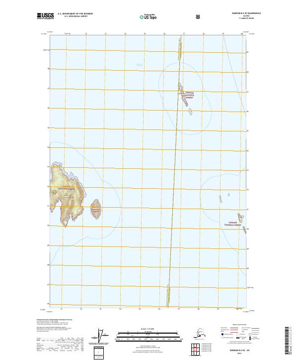 Sumdum B-6 SE, AK — USGS 7.5-minute topo (2021)