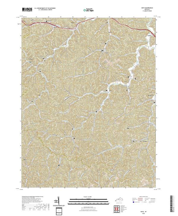 Seitz, KY — USGS 7.5-minute topo (2022)