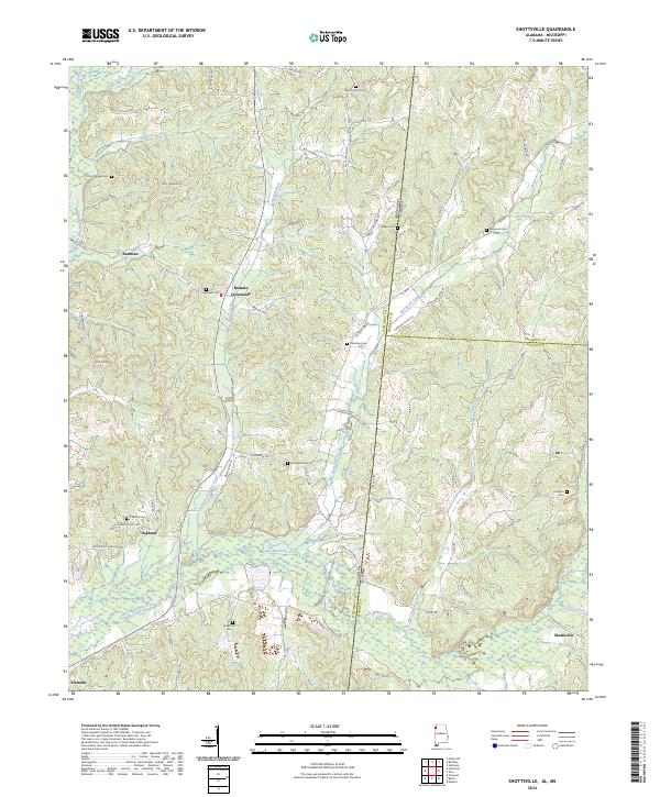 Shottsville, AL-MS — USGS 7.5-minute topo (2024)