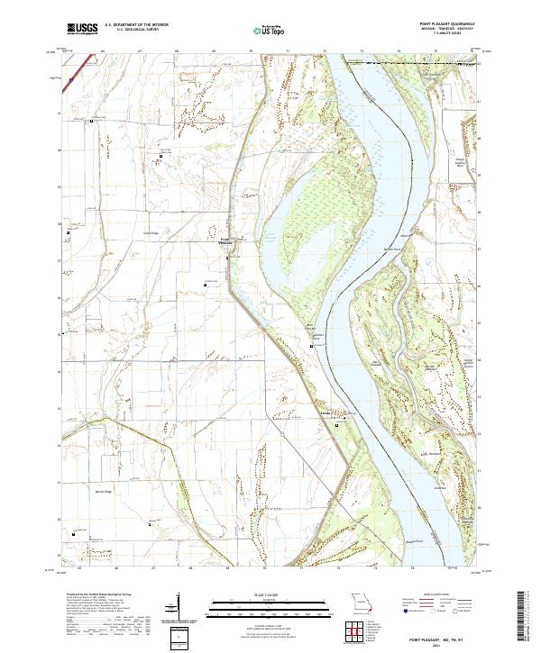Point Pleasant, MO-TN-KY — USGS 7.5-minute topo (2021)
