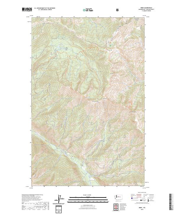 Brief, WA — USGS 7.5-minute topo (2023)