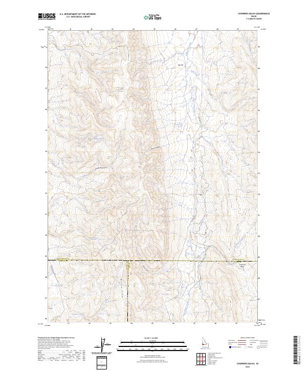 Coonrod Gulch, ID — USGS 7.5-minute topo (2024)