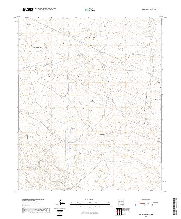 Golondrina Well, NM — USGS 7.5-minute topo (2023)