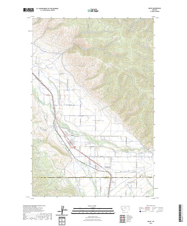 Arlee, MT — USGS 7.5-minute topo (2024)