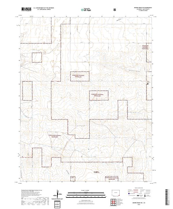 Moore Draw SW, CO — USGS 7.5-minute topo (2022)