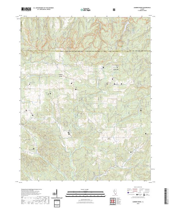 Karbers Ridge, IL — USGS 7.5-minute topo (2024)