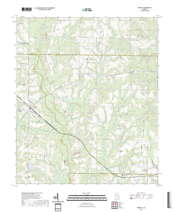 Rebecca, GA — USGS 7.5-minute topo (2024)