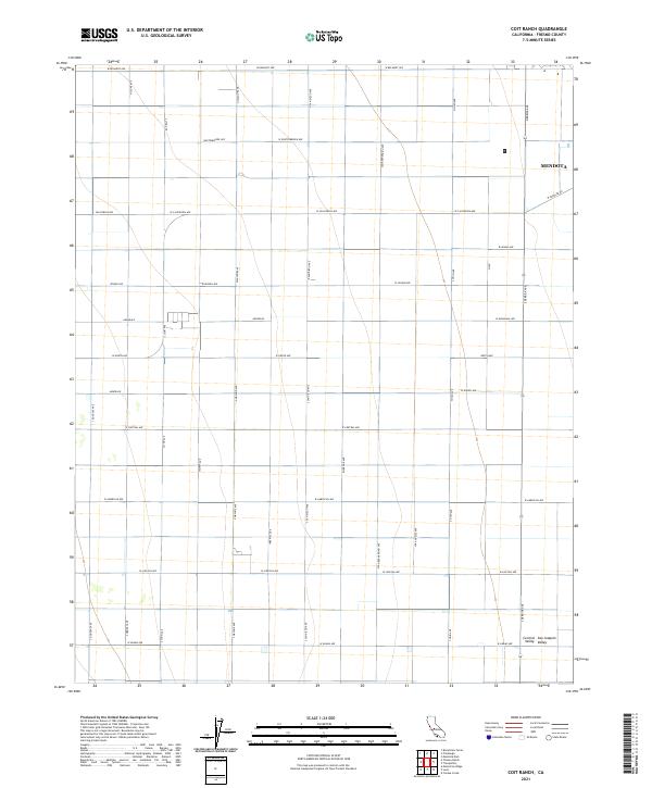 Coit Ranch, CA — USGS 7.5-minute topo (2021)