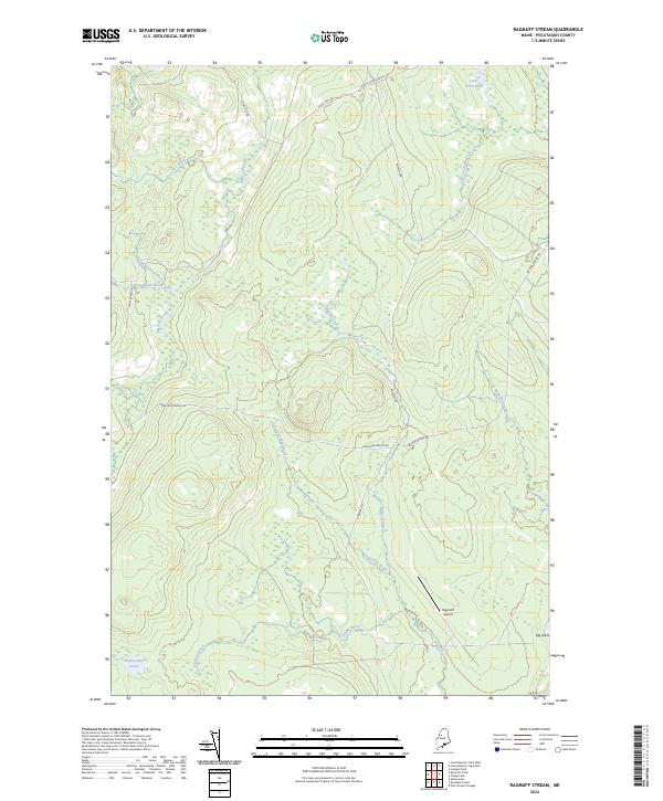 Ragmuff Stream, ME — USGS 7.5-minute topo (2024)