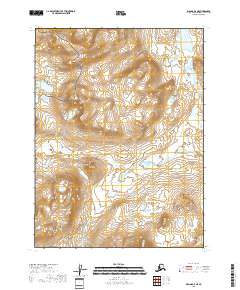 Iliamna A-5 NE, AK — USGS 7.5-minute topo (2018)