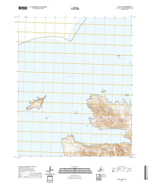 Atka C-2 NW, AK — USGS 7.5-minute topo (2021)