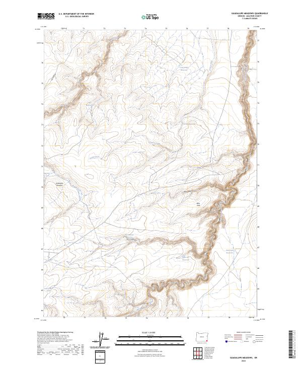 Guadalupe Meadows, OR — USGS 7.5-minute topo (2024)