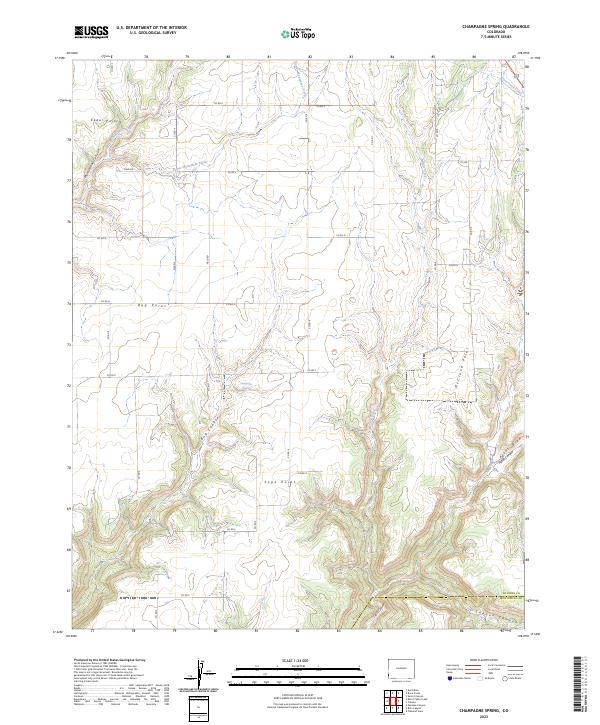 Champagne Spring, CO — USGS 7.5-minute topo (2023)