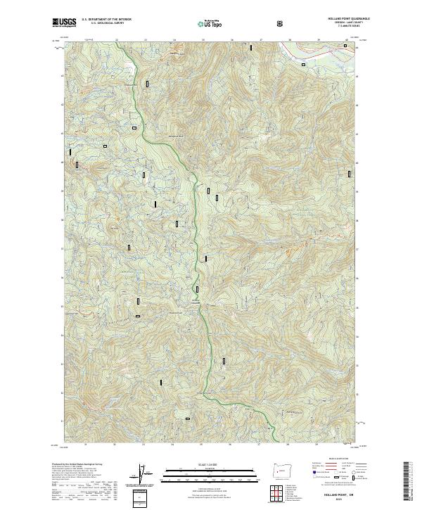 Holland Point, OR — USGS 7.5-minute topo (2023)