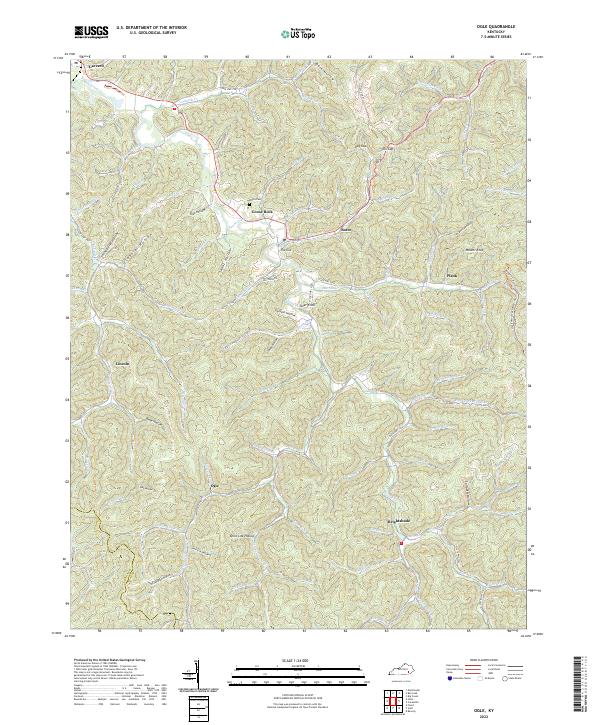Ogle, KY — USGS 7.5-minute topo (2022)