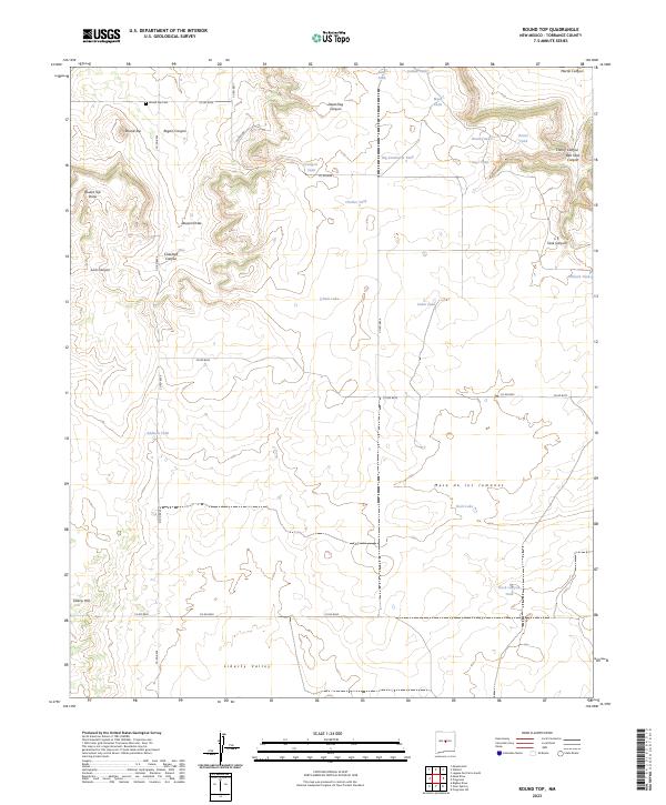 Round Top, NM — USGS 7.5-minute topo (2023)