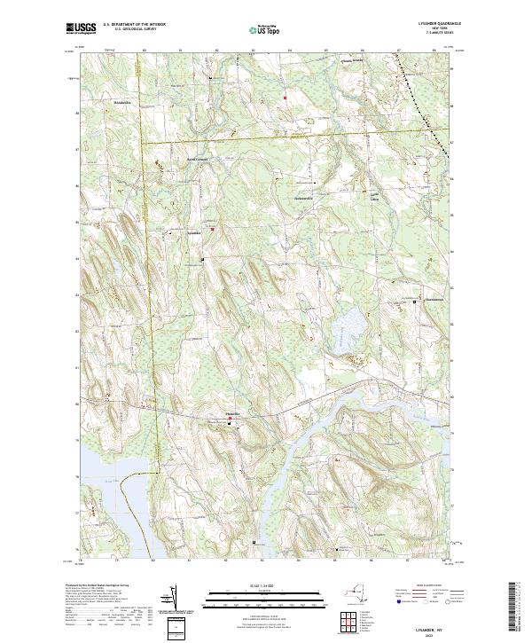 Lysander, NY — USGS 7.5-minute topo (2023)