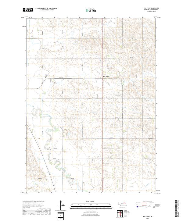 Wee Town, NE — USGS 7.5-minute topo (2021)