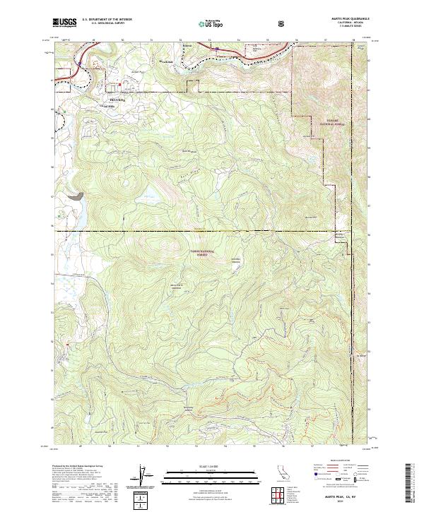 Martis Peak, CA-NV — USGS 7.5-minute topo (2021)